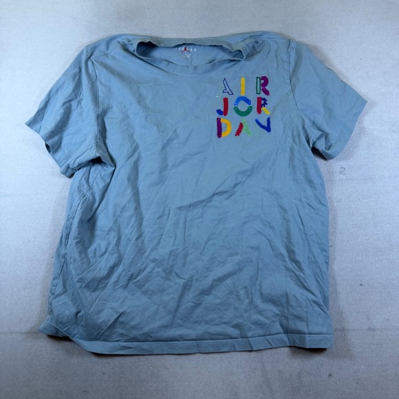 Jordan Other - Jordan Mens Light Blue Multi‎ Color Graphic Logo T-Shirt XXL 7664